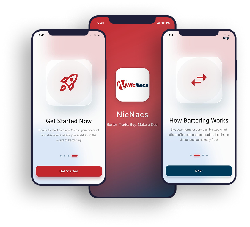 NicNacs app screenshot